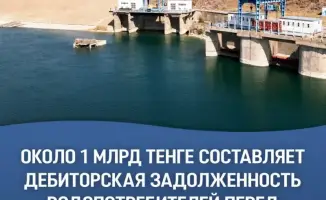 Дебиторская задолженность водопотребителей перед РГП «Казводхоз» превышает 966 млн тенге, угрожая стабильности поливного периода