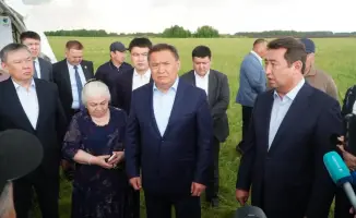 Посевная кампания в Акмолинской области инспекция Айдарбека Сапарова