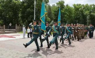 Новобранцы Жамбылской области принимают военную присягу в духе патриотизма и ответственности