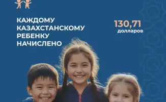 Поддержка юных казахстанцев: программа начисления 130,71 $ на счета детей