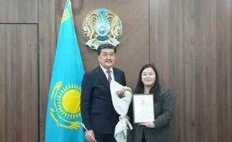 Торжественное награждение участников Регионального экологического саммита в Алматы