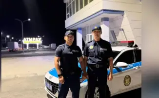 В Атырауской области полицейские экстренно доставили новорожденных близнецов в больницу после поломки скорой помощи