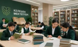 В «Келешек мектептері» зажигают огонь чтения: проект «12 книг за 12 месяцев»