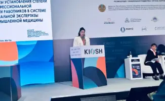 Обсуждение новых регуляторных требований в промышленной медицине на KIOSH 2026 в Астане