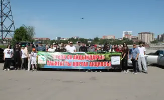 Экологическая акция Мөлдір бұлақ в Костанайской области