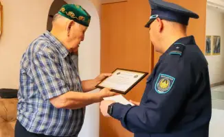 Ветераны органов внутренних дел Восточно-Казахстанской области получили благодарственные письма к Дню Победы