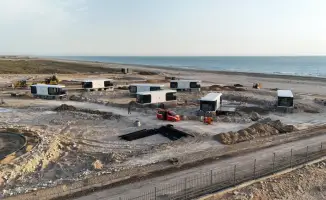 Оазис безопасности: Нурдаулет Килыбай осмотрел строительство базы отдыха для сотрудников МЧС на берегу Каспия