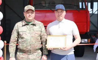 Открытие нового противопожарного поста в Казахстане: улучшение безопасности для местного населения