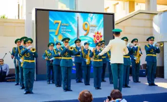 На набережной Есиля пограничники провели концерт, посвященный патриотизму