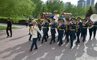 Концерт Центрального военного оркестра в Астане: патриотические произведения к Дню защитника Отечества