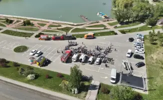 В Талдыкоргане прошёл урок безопасности для школьников с акцентом на практические навыки