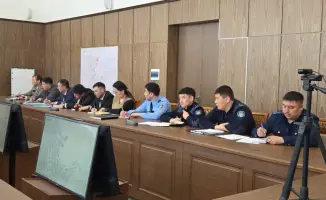 Командно-штабные учения в Караганде
