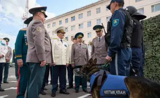 Национальная гвардия провела акцию «Сарбазға прокурорлық кеңес» с участием Генерального Прокурора Казахстана
