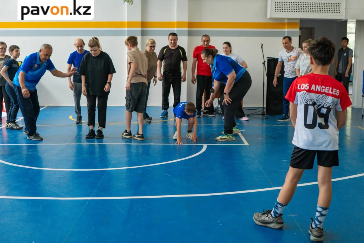 В Павлодаре прошел спортивный конкурс для детей и родителей