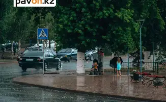 Павлодарская область: гроза, град и сильный ветер на горизонте