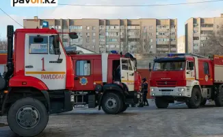 В Экибастузе произошёл пожар в торговых павильонах: детали инцидента