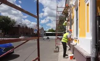 Реставрация фасада торгового дома купца Дерова в Павлодаре