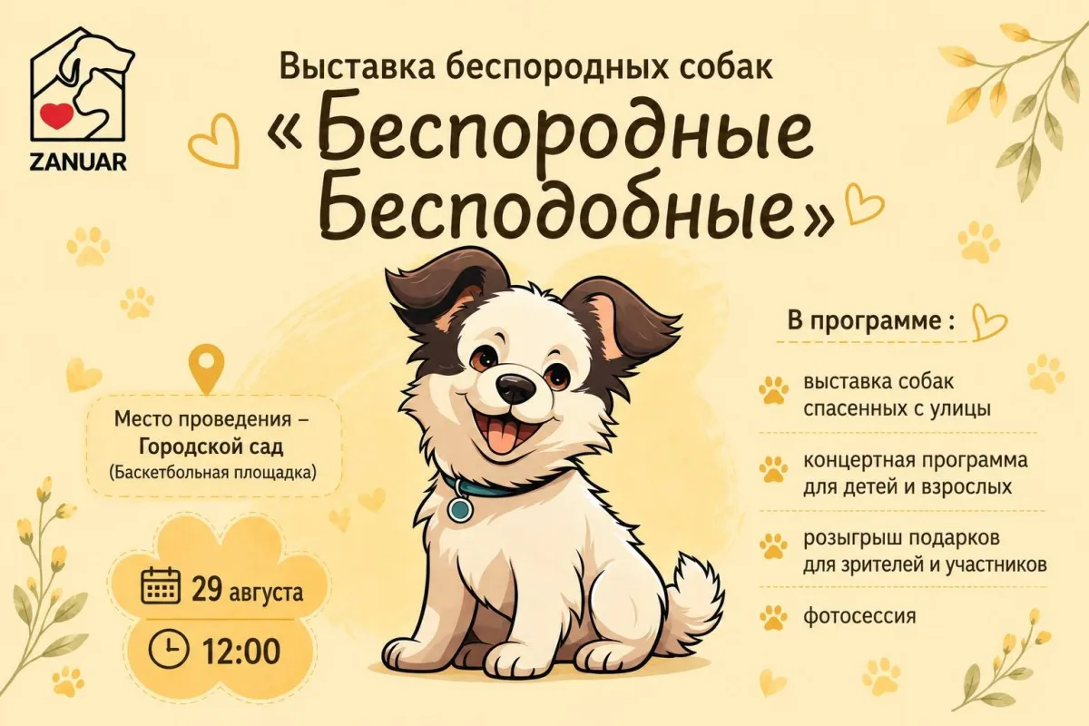 Павлодар: выставка 'Беспородные — бесподобные' откроет сердца и двери