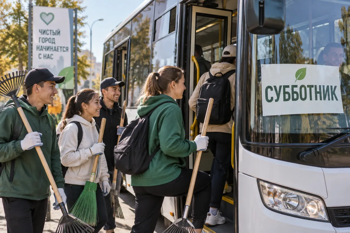Субботник в Павлодаре: транспорт для всех желающих на уборку!