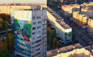 Трамваи на фасаде: как искусство меняет облик городской среды Павлодара