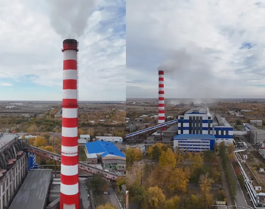 Краска на дымовых трубах ТЭЦ Павлодара: эстетика и общественное восприятие